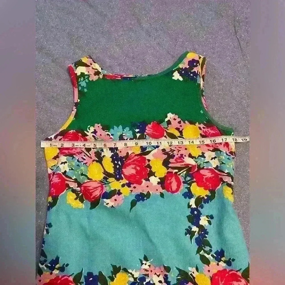 Talbots Floral Cotton Stretch seath dress size 10 - Picture 9 of 9